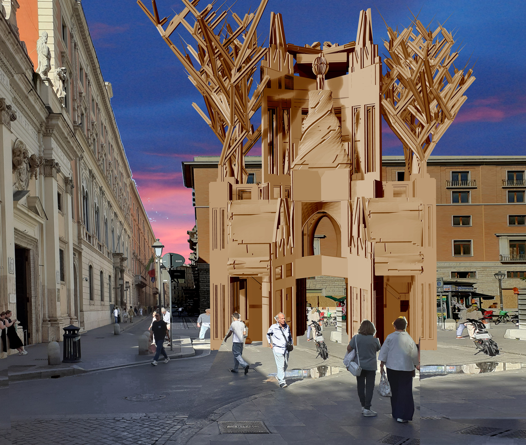generative baroque architecture Roma